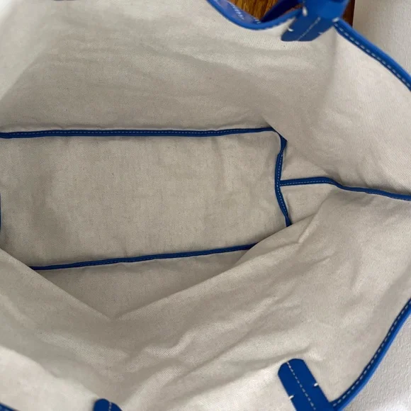 Goyard Blue Saint Louis Tote PM with Matching Pouch - Picture 8 of 13
